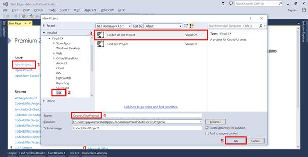 Coded UI support in WPF SfChart