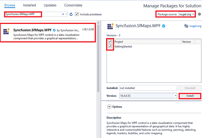Adding SfMap reference from NuGet