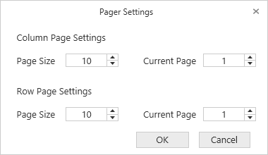 Page Setting Window