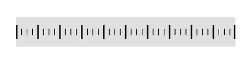 Linear Gauge scale without Labels