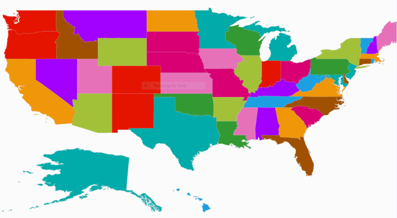 Maps controls Shape layer with palette