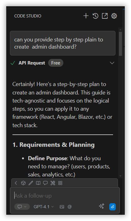 Chat feature