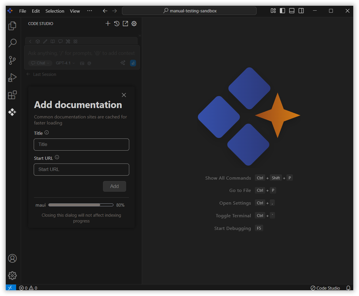 Using the Docs Context in Syncfusion Code Studio