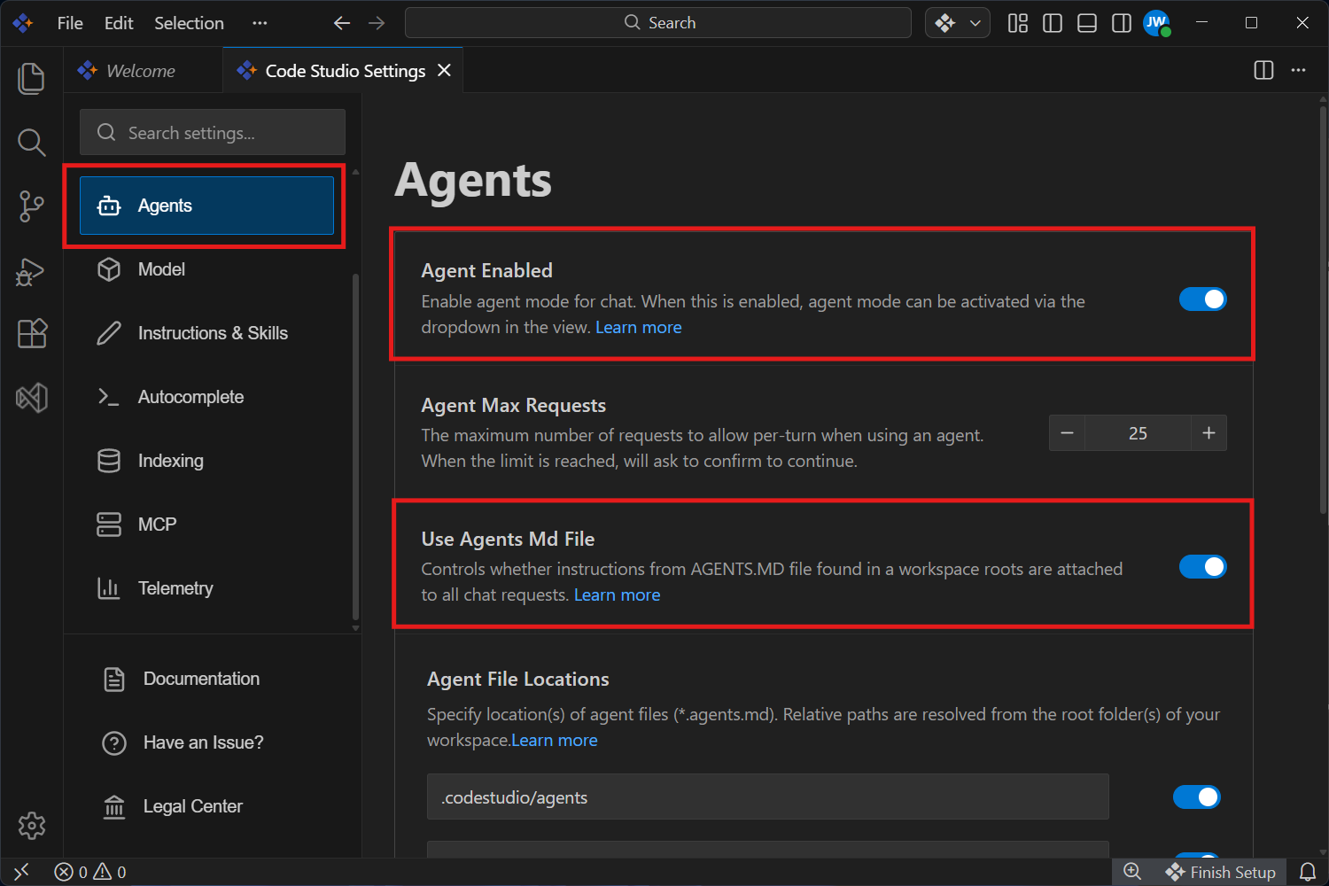 Syncfusion Code Studio Global Agent