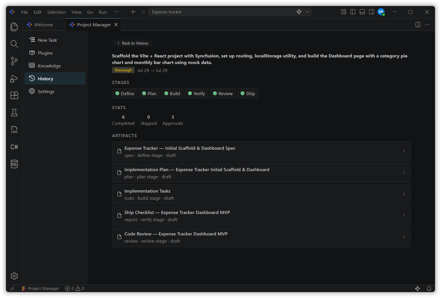 Task Detail View