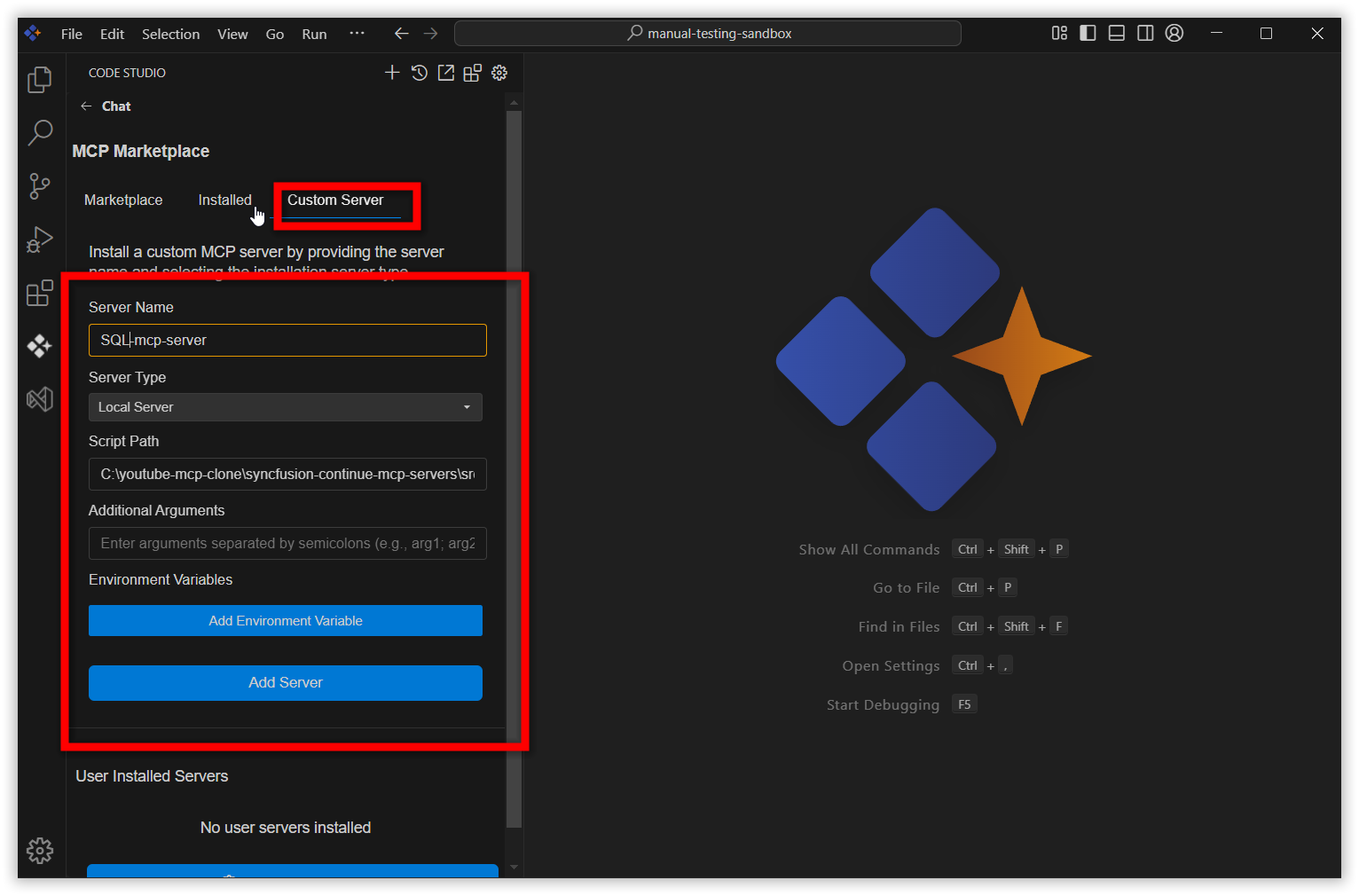 customserver