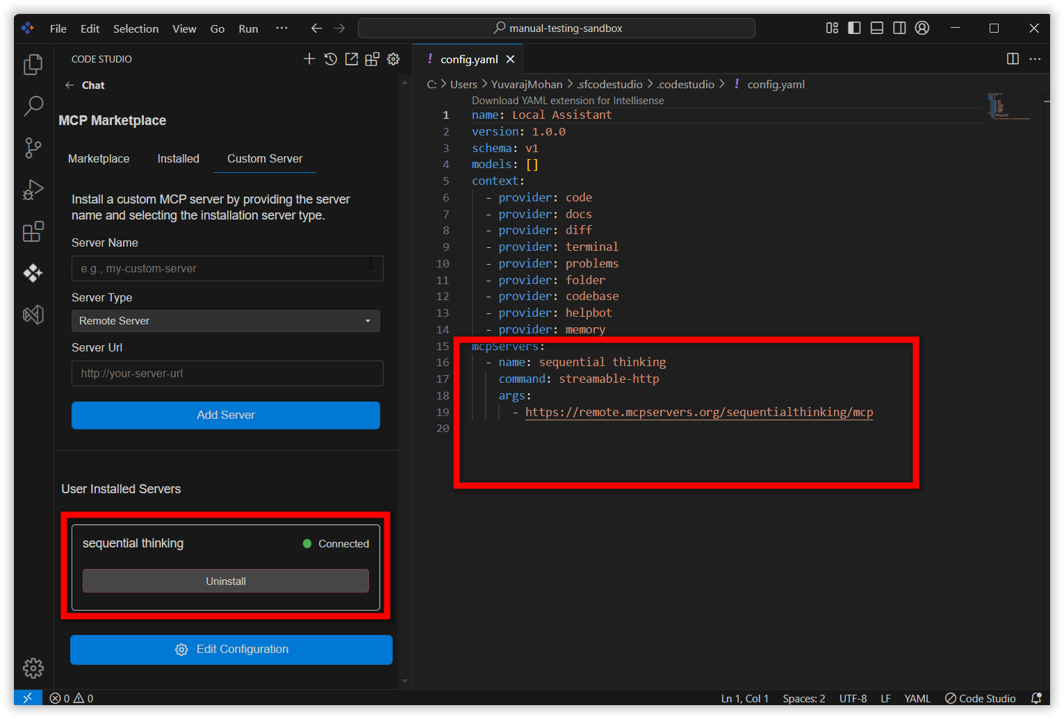 customserver