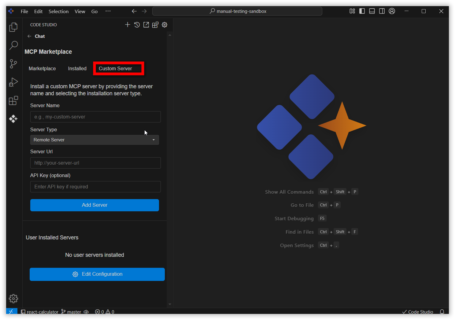 customserver