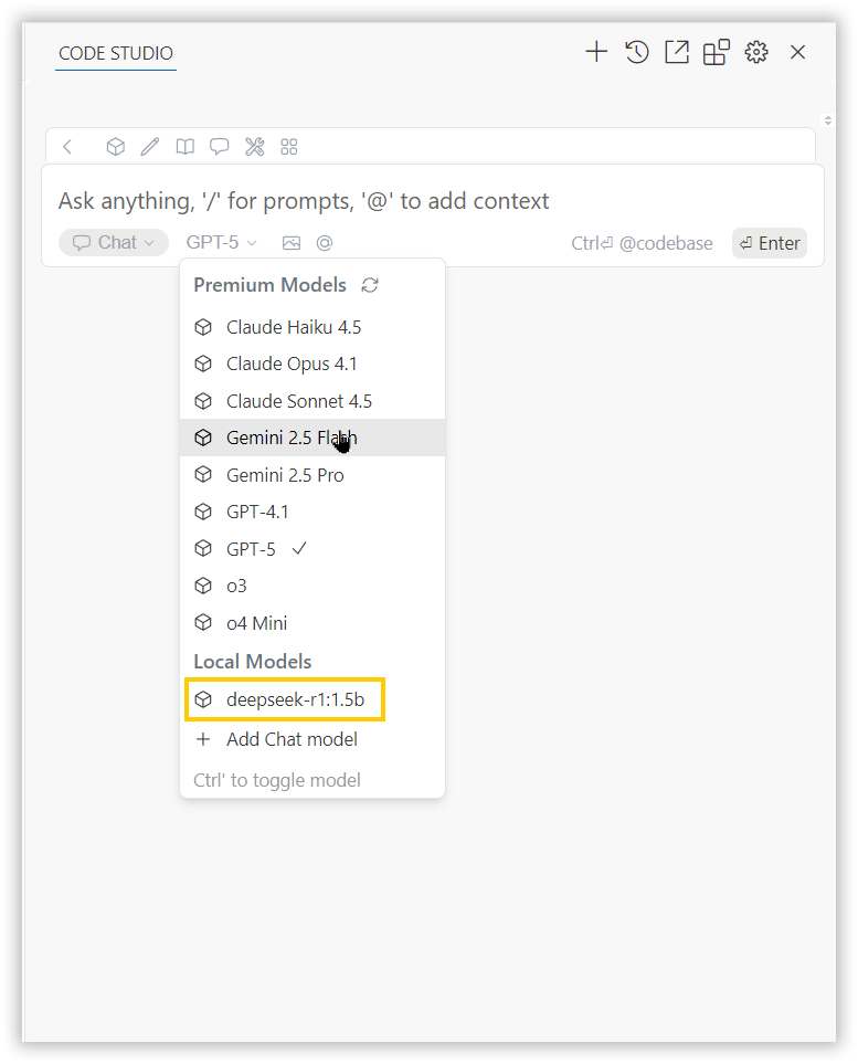configure open source models