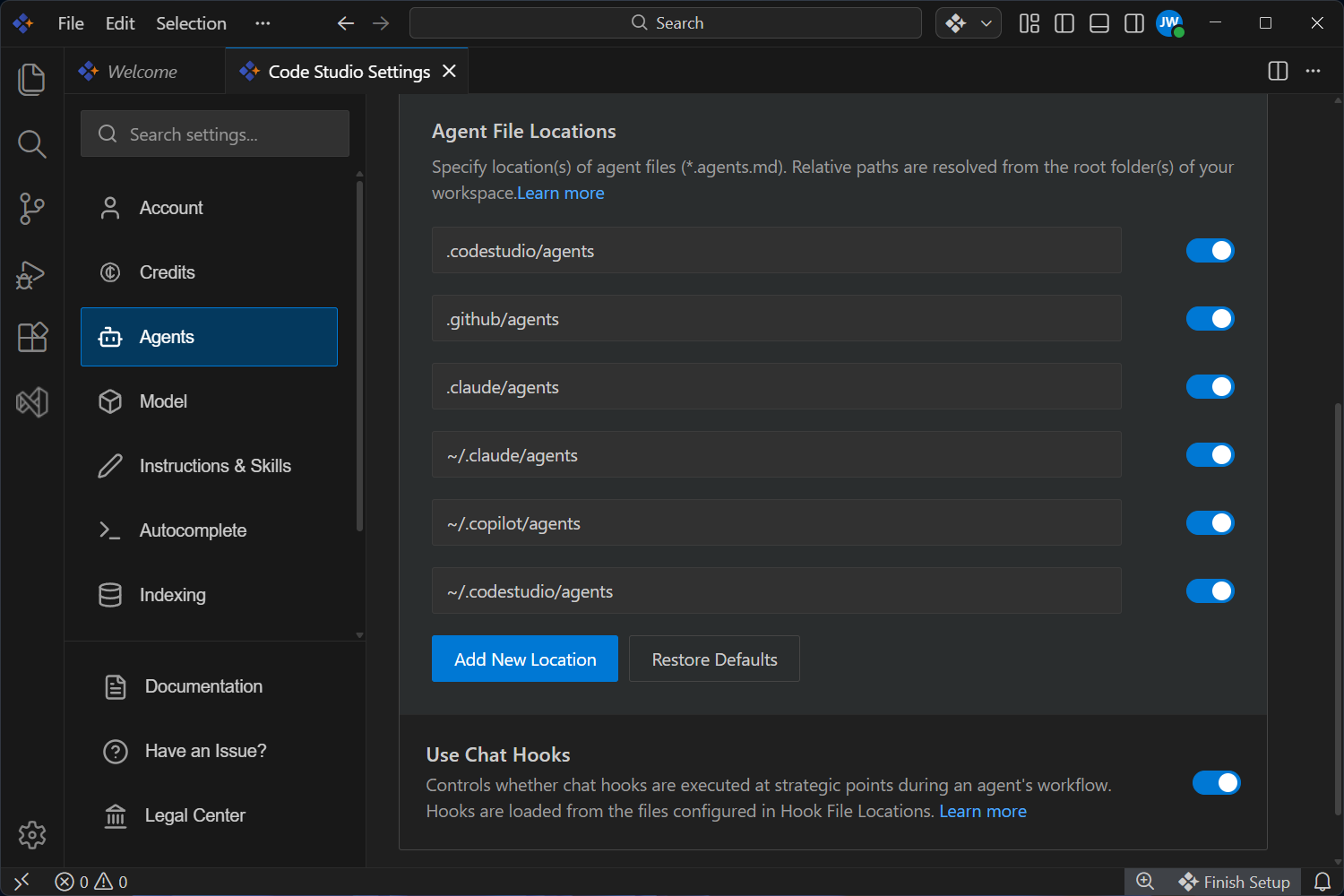 UserSettings