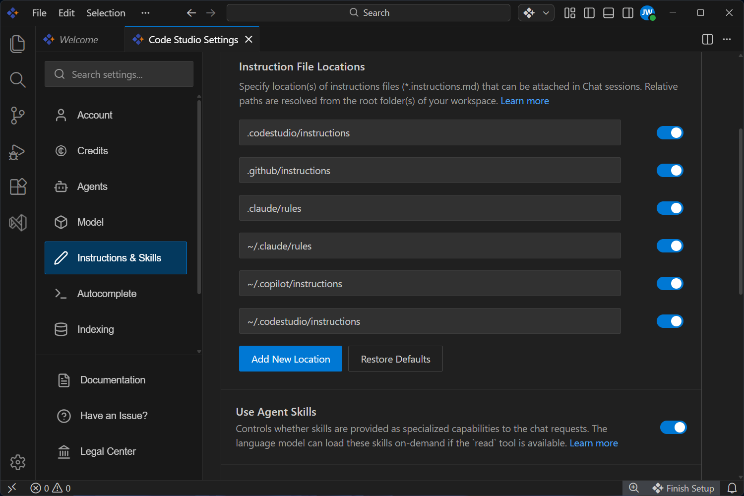 UserSettings