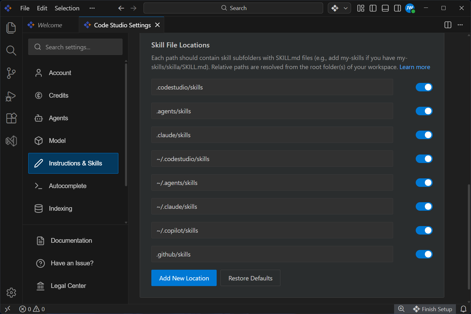 UserSettings