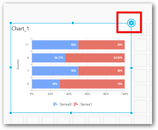 Format 100 Stacked Bar Chart