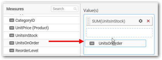 Add multiple Measures