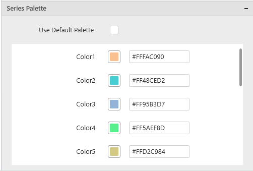 Series color palette