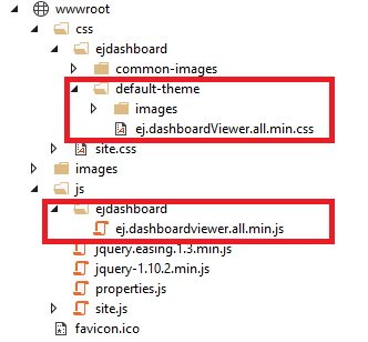 Scripts view in Solution Explorer