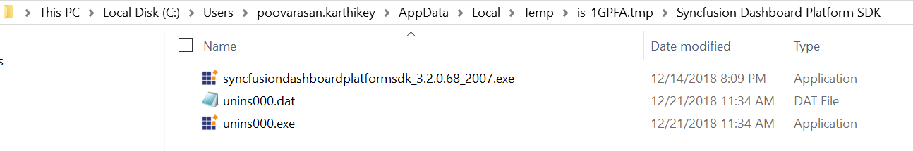 Silent setup location