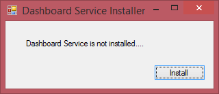 Service not Installed
