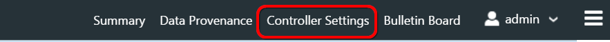 Controller Settings Button