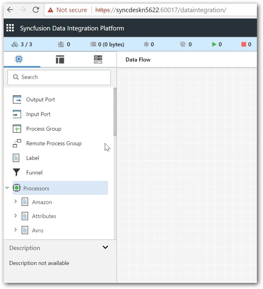 Access component policies in Data Integration Application