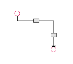 Rectangle shape for connector segment thumb