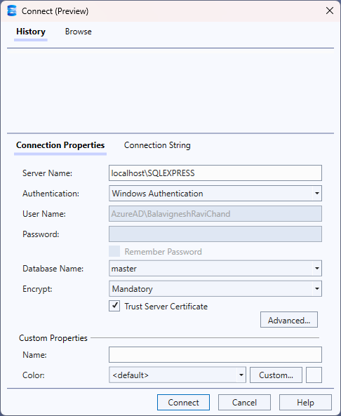 Connect to Server