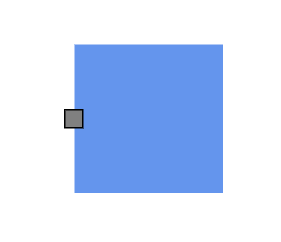 Port positioned at left center