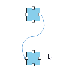 Control points maintaining symmetric angles during interaction