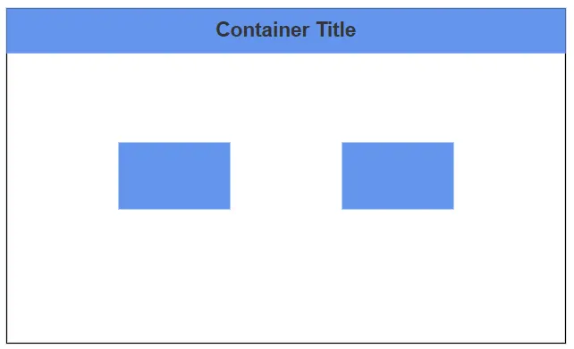 Blazor Diagram Container Header