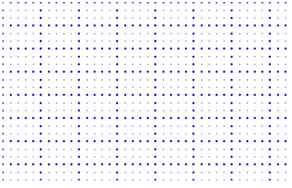 Dot Grid in Blazor Diagram