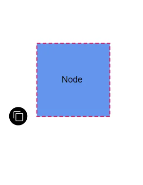 Blazor Diagram Node with User Handle at Left Corner