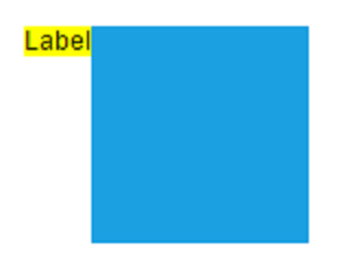 Right Top Label Alignment