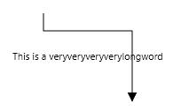UWP SfDiagram text not applied to wrap with connector