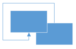 when placing the source and target node of the connector with intersection