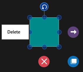 Context menu for Node or Connector