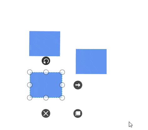 dragging the nodes