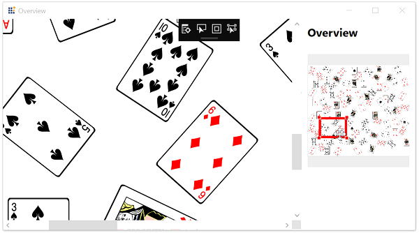Zooming WPF Diagram by Resizing Corners of Focused Rectangle