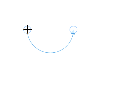 control points editing at runtime using arc segment