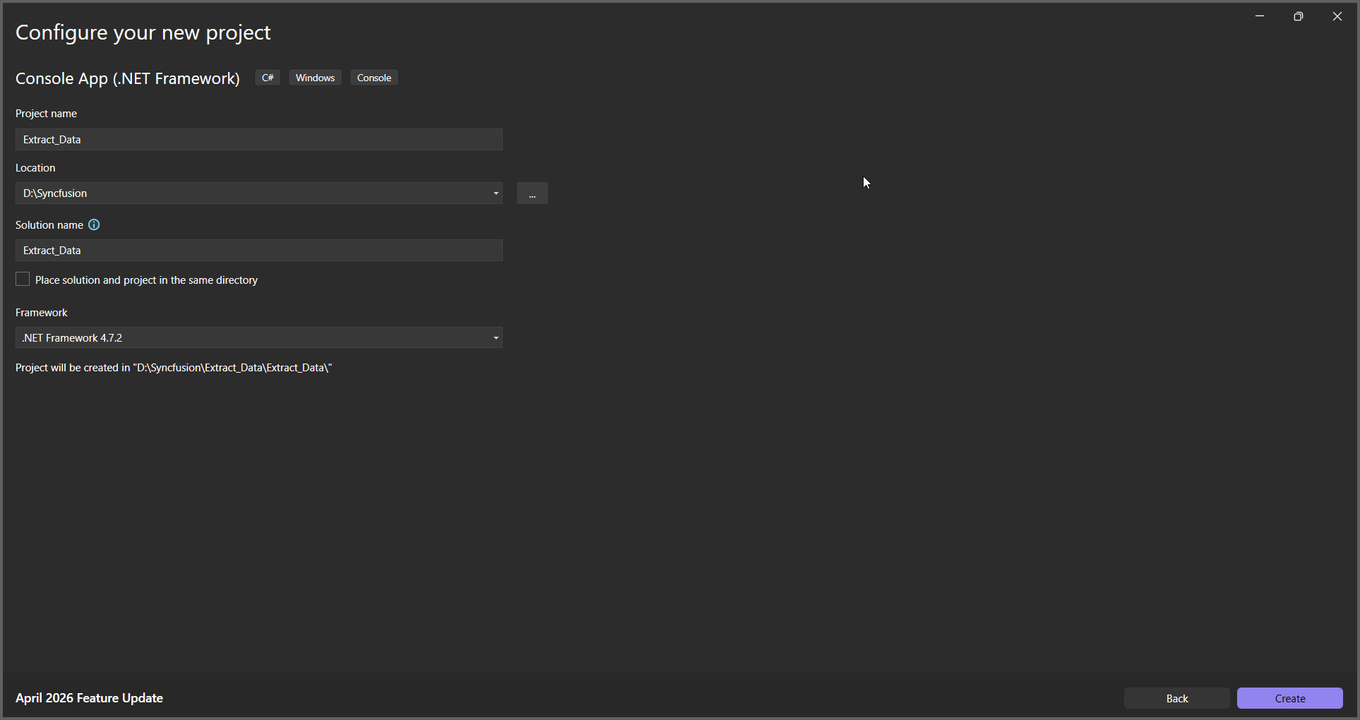 Name the application