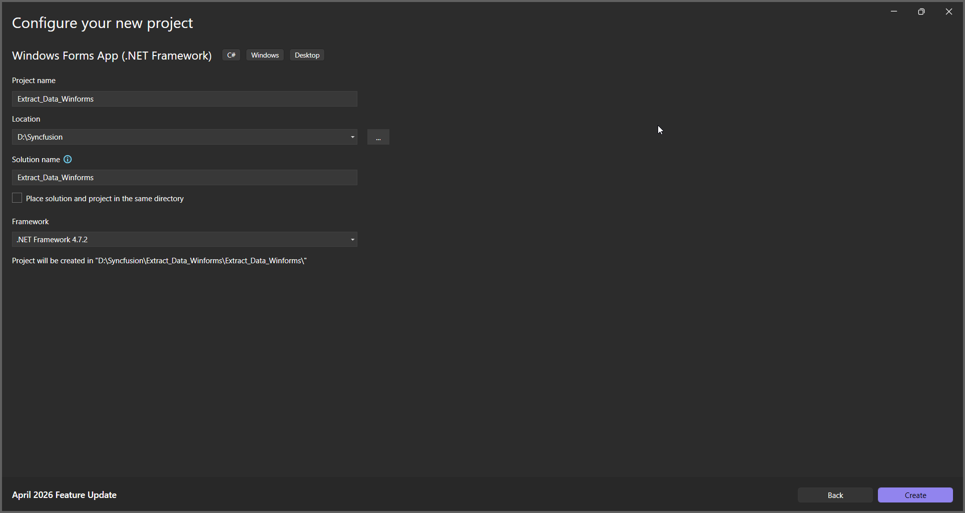 Name the application