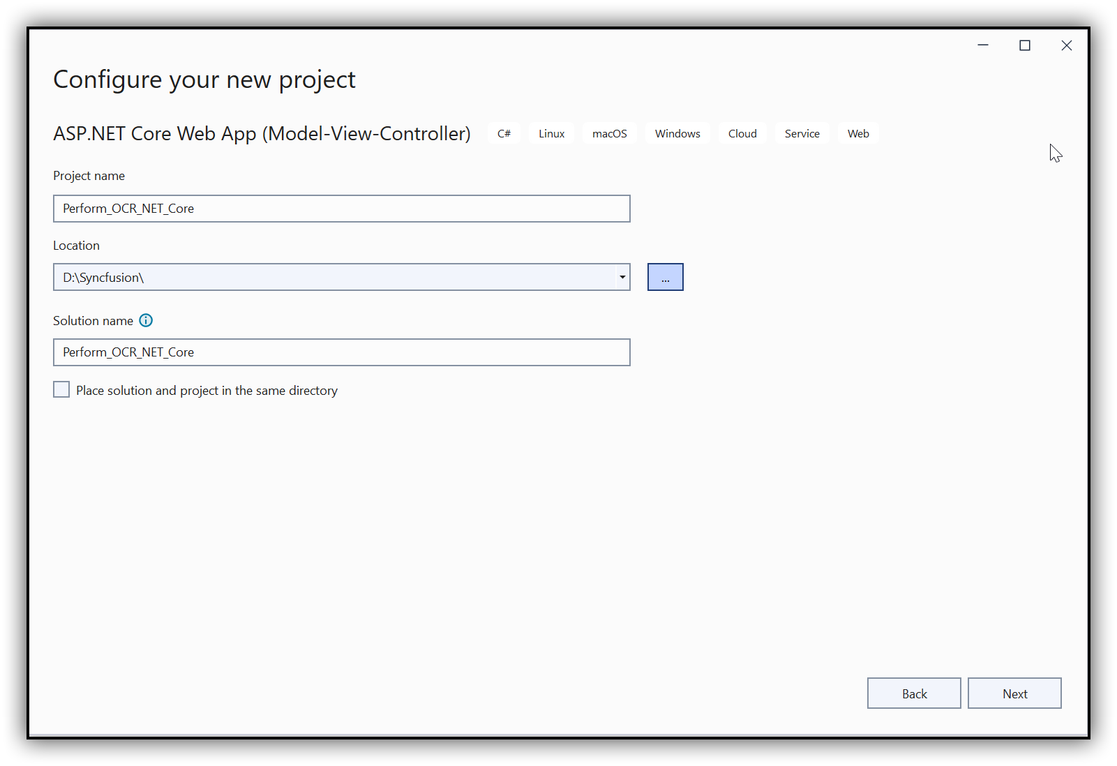 ASP.NET Core project configuration1