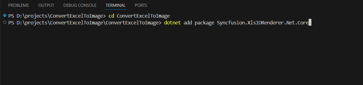 Install Syncfusion.XlsIORenderer.Net NuGet Package
