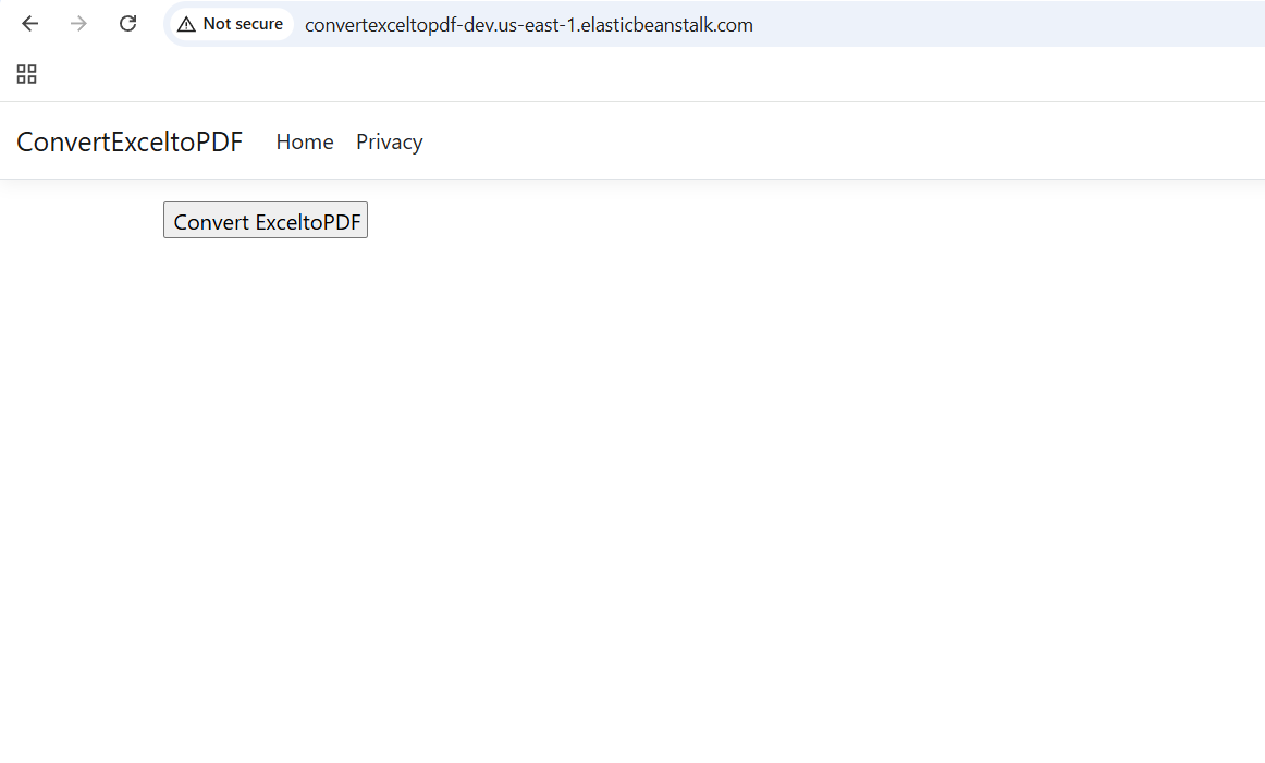 Click button to Convert Word to PDF