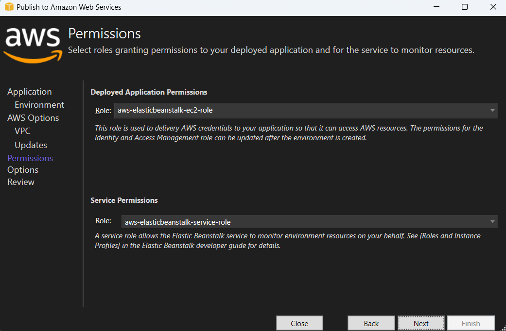 Application Environment in AWS Elastic Beanstalk