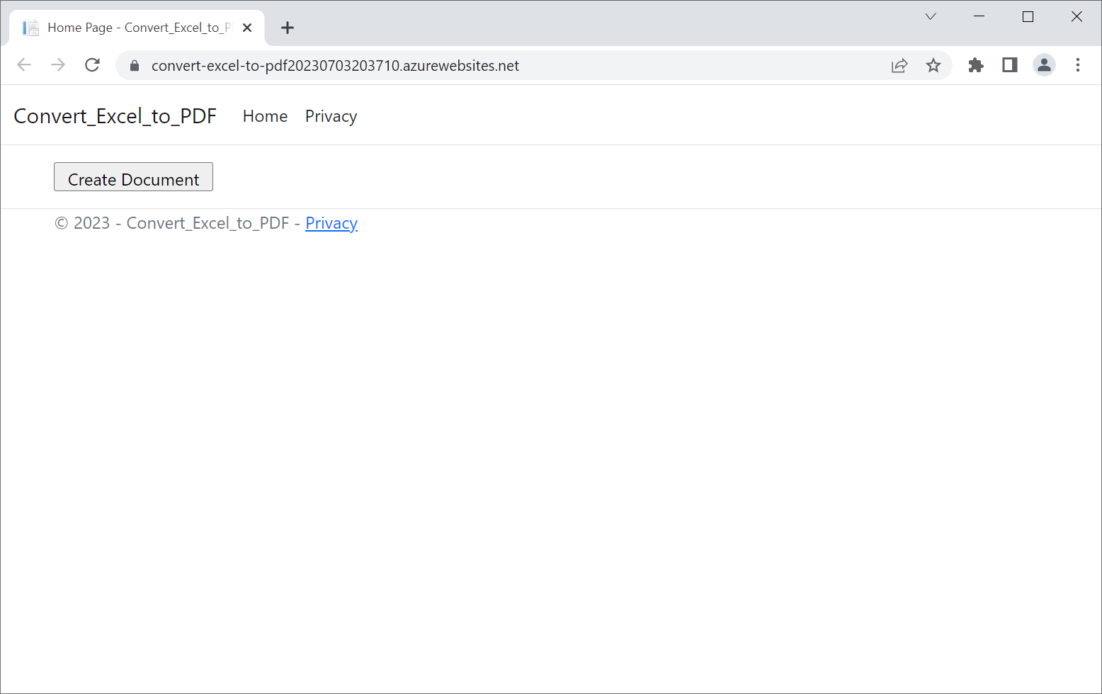 Browser will open after publish