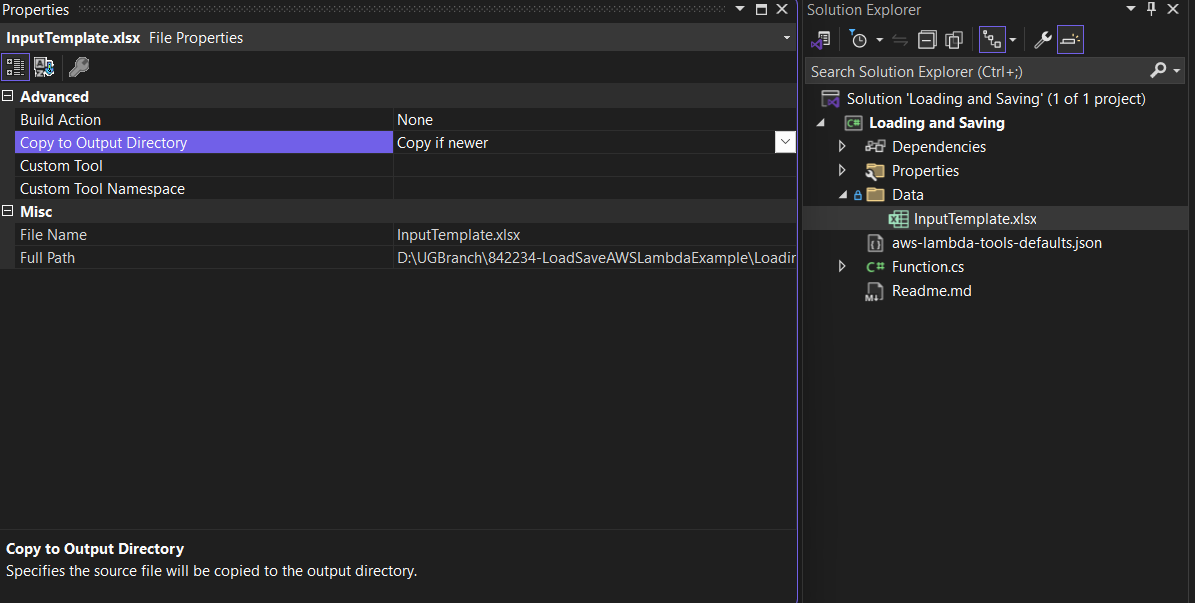 File properties