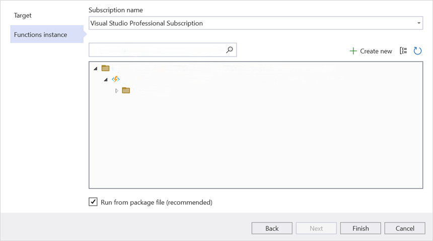 Creating app service