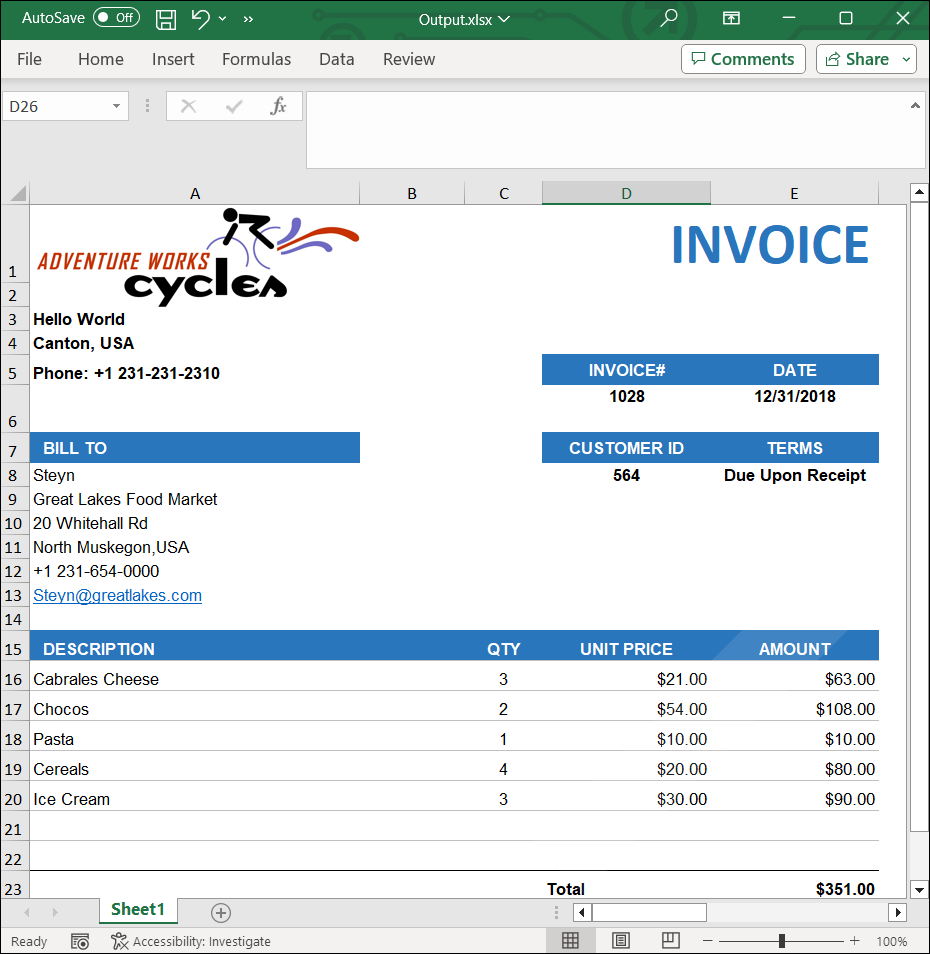 Output File