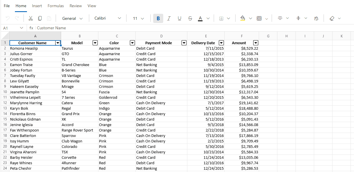 Hide Gridlines option