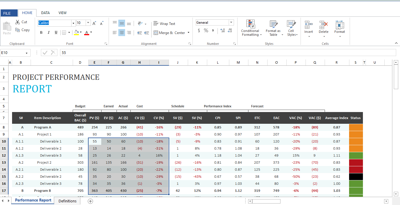 WinForms Spreadsheet overview